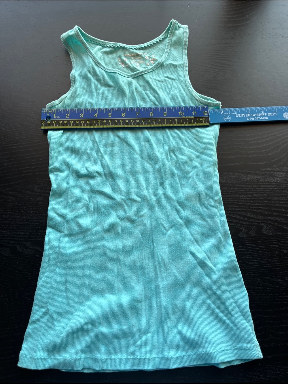 Mossimo Supply Co. Aqua Ribbed Tank Top - Picture 5 of 15